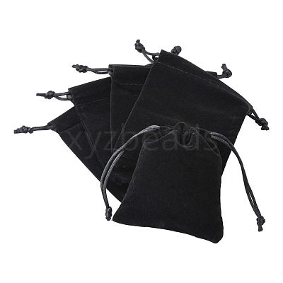 Rectangle Velvet Jewelry Bags X-TP-A001-9x10.5cm-2-1