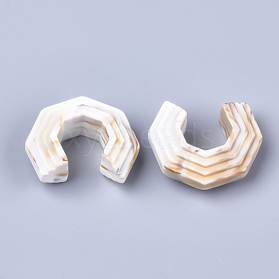 Acrylic Beads OACR-T008-08J-1