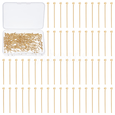 150Pcs 304 Stainless Steel Ball Head Pins STAS-UN0058-93C-G-1