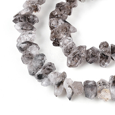 Natural Herkimer Diamond Beads Strands G-T144-A08-01-1