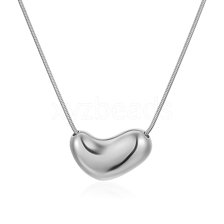 Non-Tarnish 304 Stainless Steel Pendant Necklaces LS-NJEW-G120-03P-1