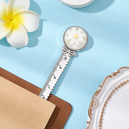 Alloy Ruler Bookmark AJEW-JK00355-1