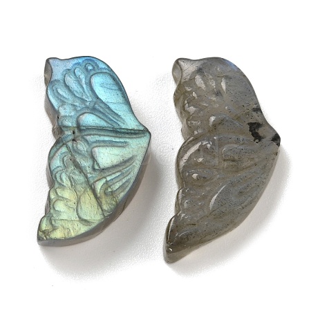 Natural Labradorite Carved Cabochons G-C152-03A-1