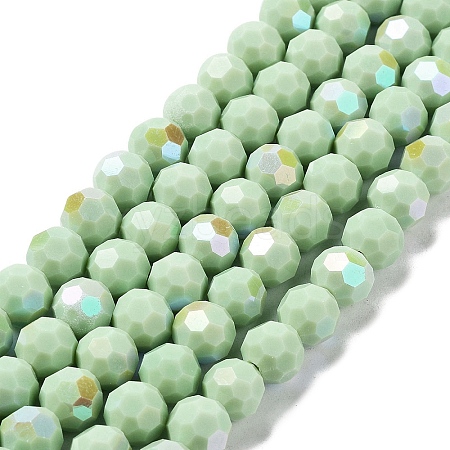 Opaque Glass Beads Strands EGLA-A035-P10mm-L20-1