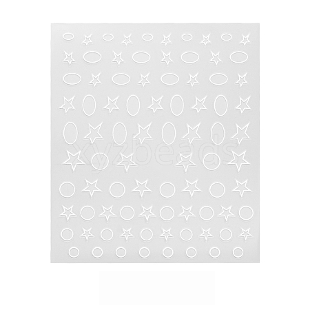 3D Self-Adhesive Nail Sticker Decals MRMJ-R090-60-DP3208-1