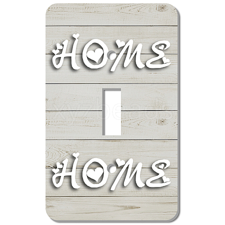 CREATCABIN 2Pcs Acrylic Light Switch Plate Outlet Covers DIY-CN0001-93E-1