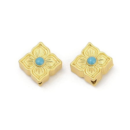 Alloy Enamel Beads PALLOY-D369-16MG-1