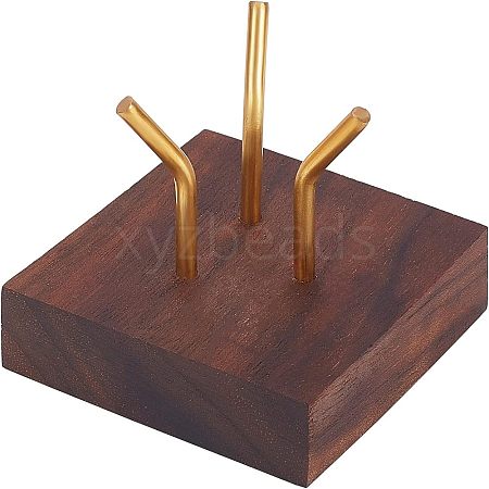 Wooden Jewelry Display Base AJEW-WH0254-97-1