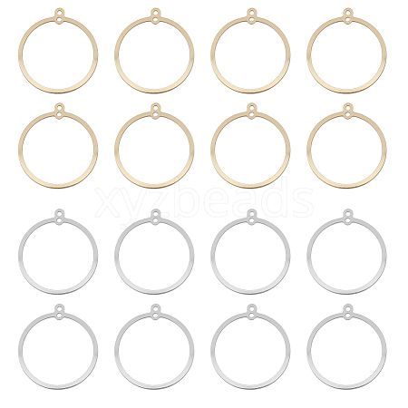 DICOSMETIC 32Pcs 2 Style Brass Pendants KK-DC0002-19-1