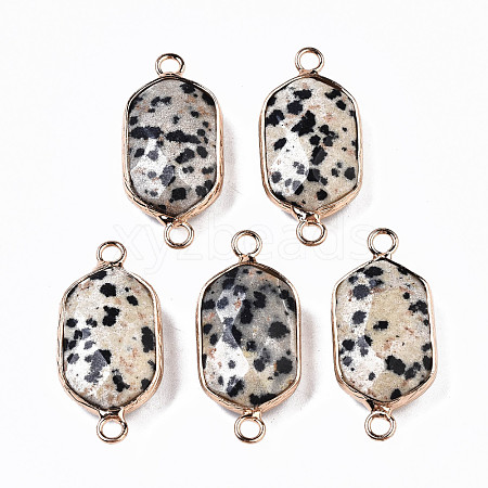 Natural Dalmatian Jasper Links Connectors G-S359-276B-1