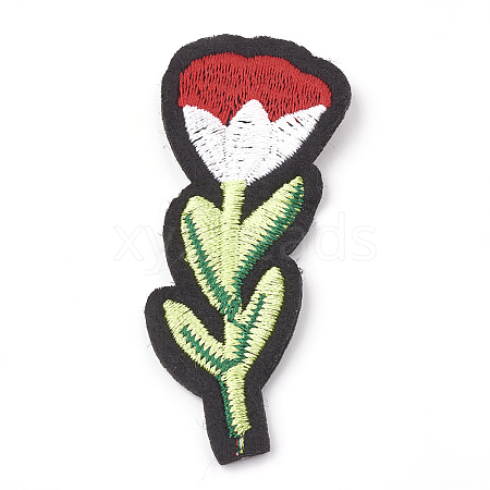Computerized Embroidery Cloth Iron On/Sew On Patches X-AJEW-S069-015-1