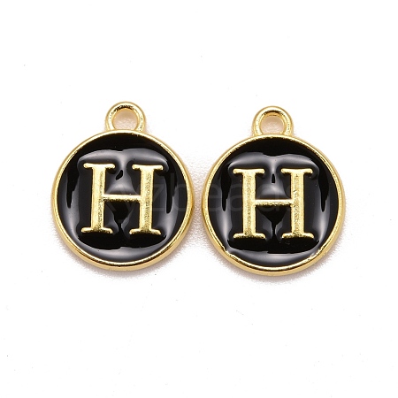 Golden Plated Alloy Charms ENAM-S118-02H-1