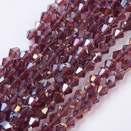 Glass Beads Strands X-EGLA-S056-01-1