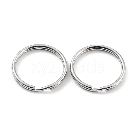 Non-Tarnish 304 Stainless Steel Split Key Rings STAS-Q314-02B-P-1