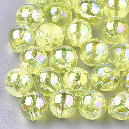 Transparent Plastic Beads OACR-S026-8mm-14-1