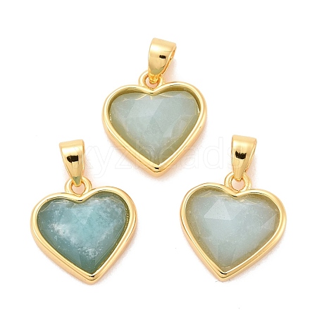 Natural Amazonite Charms G-E538-02G-05-1