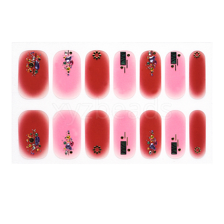 Full Cover Nombre Nail Stickers MRMJ-S060-ZX3391-1