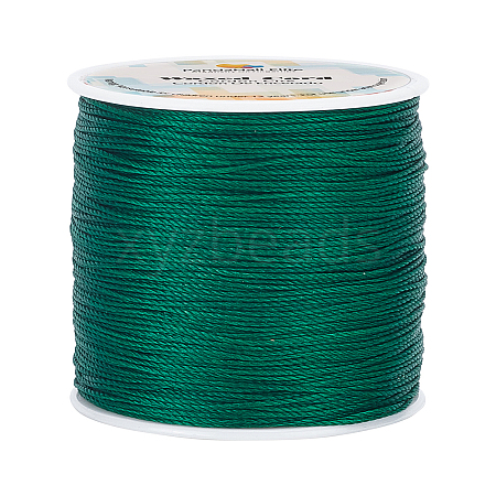   1 Roll Round Waxed Polyester Cords YC-PH0002-44D-1