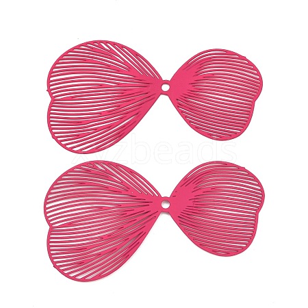 Spray Painted Iron Pendants IFIN-Z004-01F-1