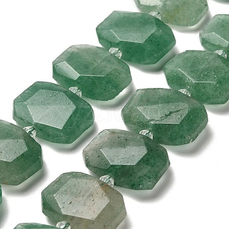 Natural Green Strawberry Quartz Beads Strands G-H078-B12-01-1