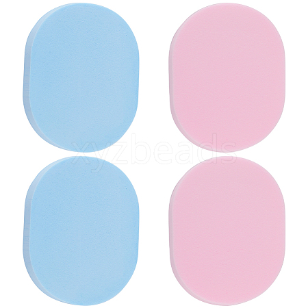 Gorgecraft 4Pcs 2 Colors Makeup Sponge MRMJ-GF0001-49-1