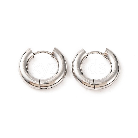 304 Stainless Steel Hoop Earrings for Women EJEW-F339-01P-01-1