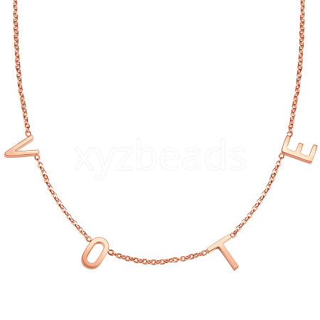 SHEGRACE Stainless Steel Pendant Necklaces JN1004B-1