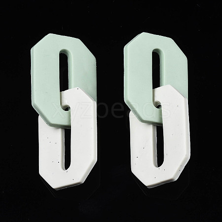 Handmade Polymer Clay Linking Rings LS-CLAY-N010-033-04-1