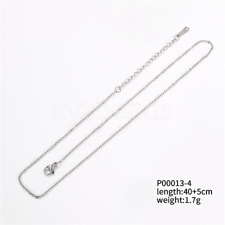 Fashionable Stainless Steel Lightweight Chain Necklace for Clothing and Accessories TK5574-2-1