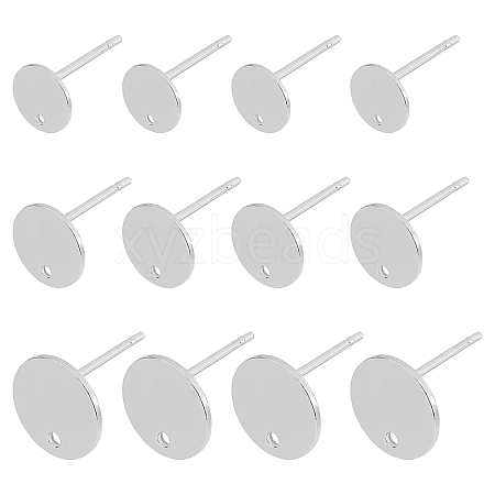 304 Stainless Steel Stud Earring Findings STAS-UN0019-05P-1