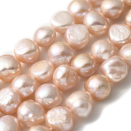 Natural Cultured Freshwater Pearl Beads Strands PEAR-A006-10F-1