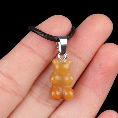 Natural Topaz Jade Carved Pendants PW-WG7259D-04-1