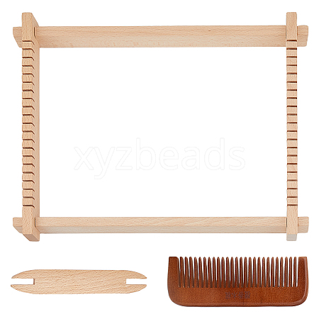 HOBBIESAY Detachable Bamboo Knitting Loom Frame DIY-HY0001-72-1