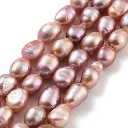 Natural Cultured Freshwater Pearl Beads Strands PEAR-P062-29E-1
