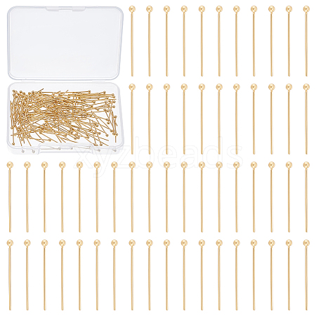 150Pcs 304 Stainless Steel Ball Head Pins STAS-UN0058-93C-G-1