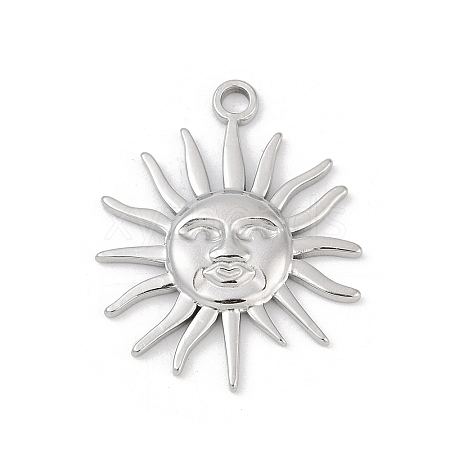 304 Stainless Steel Pendants STAS-D366-01H-P-1