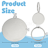 DIY Stainless Steel Keychain Making Kits DIY-OC0014-11A-2