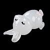 Luminous Resin Rabbit Ornament DJEW-R011-02A-4