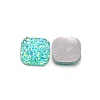 Resin Cabochons RESI-WH0026-02G-1