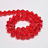 Transparent Glass Beads Strands EGLA-A039-T4mm-D14-2