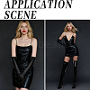 Imitation Leather Long Gloves & Stockings Sets AJEW-CL0002-99B-5