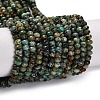 Natural African Turquoise(Jasper) Beads Strands G-F717-02A-01-1