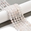 Natural Rainbow Moonstone Beads Strands G-G140-A13-06-2