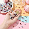 100Pcs Transparent Crackle Glass Bead Strands GLAA-YW0004-46A-5