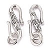 Tibetan Style Alloy Hook and S-Hook Clasps TIBE-I025-13AS-2