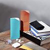  12Pcs 6 Colors PU Imitation Leather Slip-in Glasses Case AJEW-NB0003-69-6