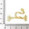 Rack Plating Brass Micro Pave Cubic Zirconia Chain Extender KK-A234-017G-3