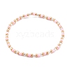 Round Opaque Colours Glass Seed Beads Stretch Bracelets BJEW-JB06010-03-1