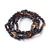 Natural Tiger Eye Bead Stretch Bracelets BJEW-K213-04-1