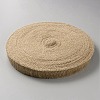 5M Burlap Tassel Ribbon OCOR-WH0089-08-1